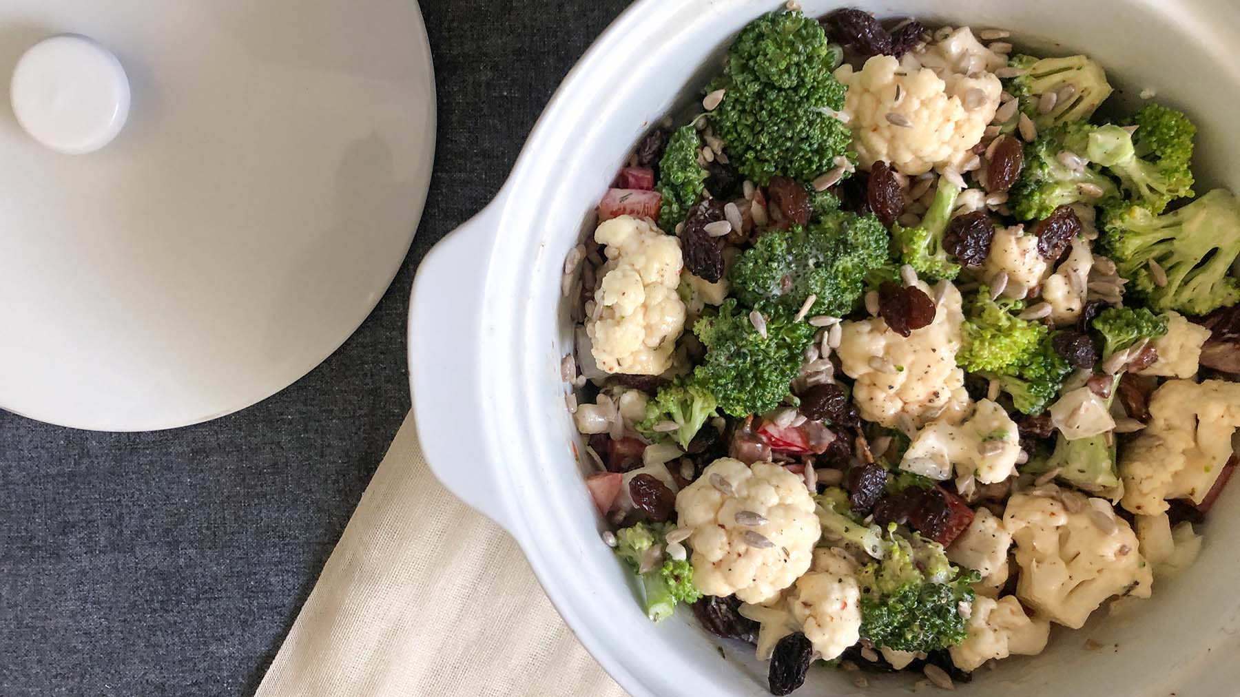 Amish Broccoli Raisin Salad