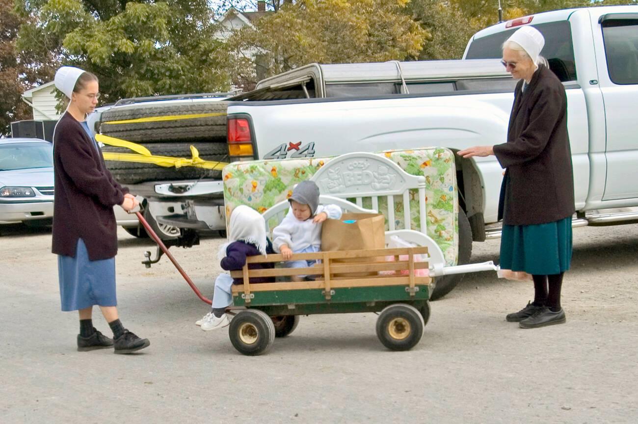 amish birthing gown