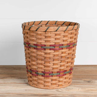 13" Diameter x 14" Tall Amish Handmade Round Basket