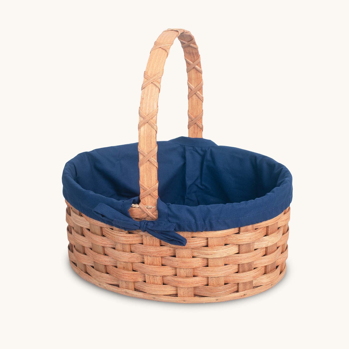 Amish Hand Sewn Liner for Medium Oval Wicker Easter Basket