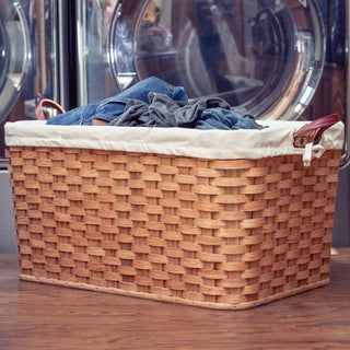 2 Bushel Laundry Basket | Huge Amish Wicker Storage Hamper