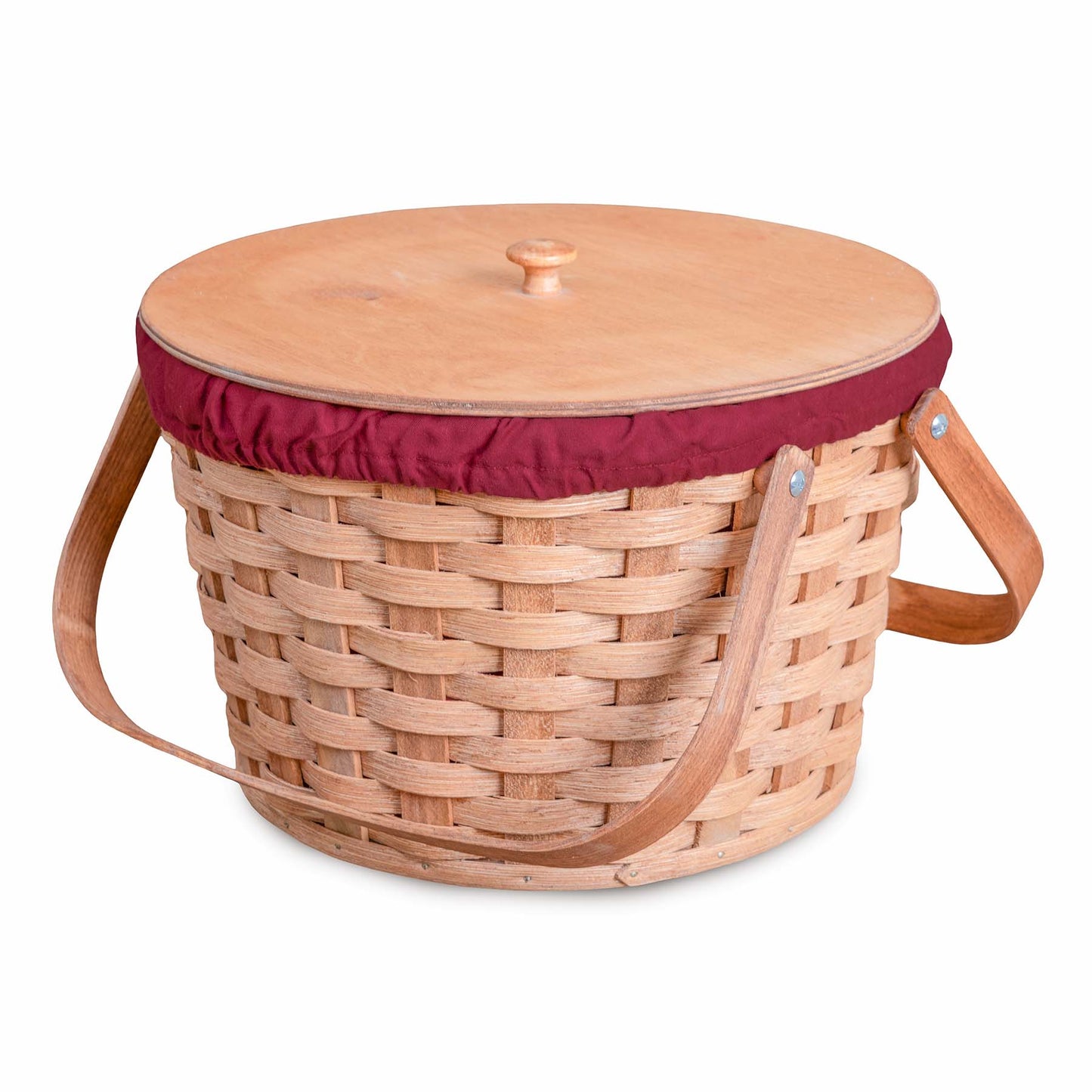 Optional Liner for Large Round Sewing & Knitting Basket