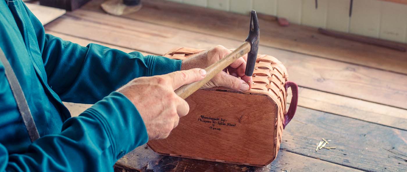 Wicker Baskets Crafted by Old-Order Amish Families
