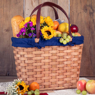 Farmers’ Market Shopping Bag | Amish Wicker Produce Carrier