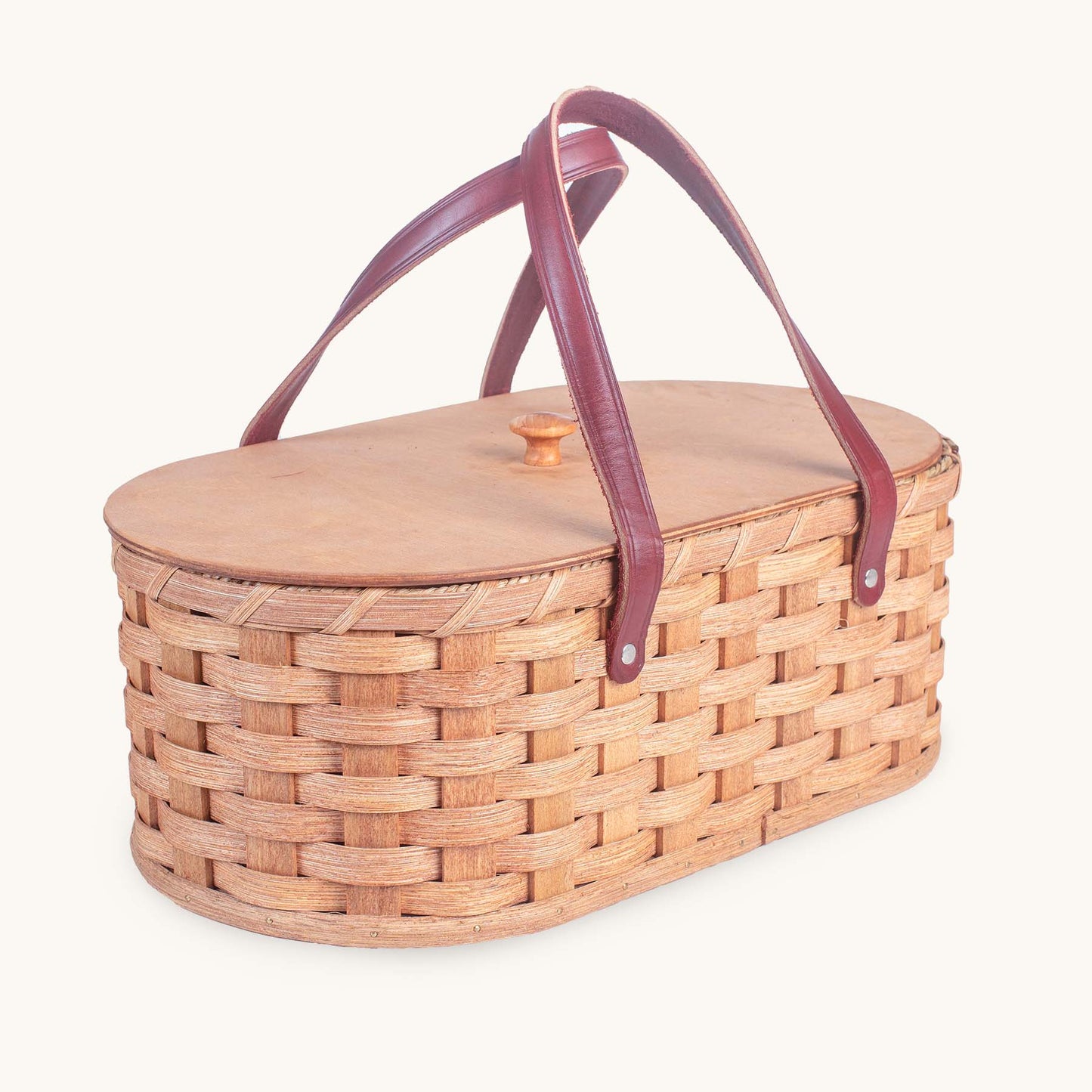Garden Harvest Caddy | Amish Wicker Farmer’s Produce Basket