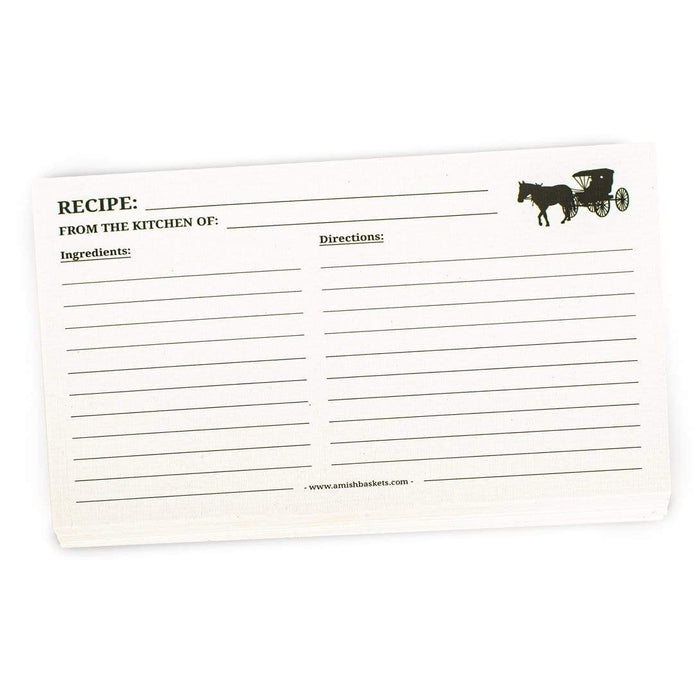 36 Blank Recipe Cards (4x6 Inch)