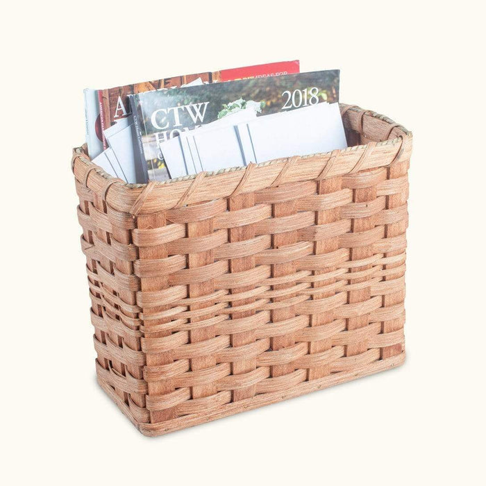 Amish Made Large Wall Hanging & Mail Basket Plain
