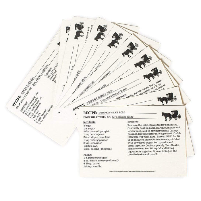 2020 Fall Amish Recipes (4x6 Inch)