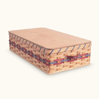 Under Bed Storage Basket | Amish Wicker Underbed or Coffee Table Storage