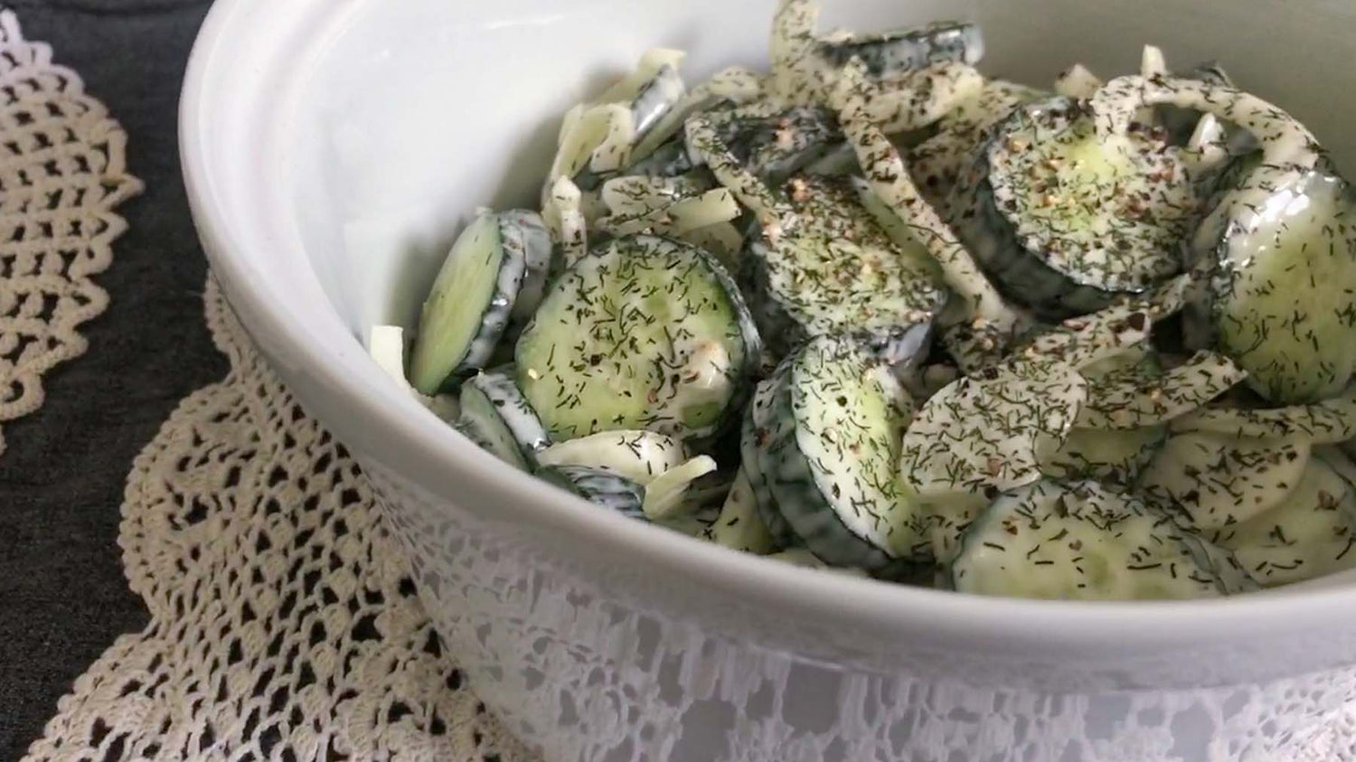 Amish Cucumber Salad