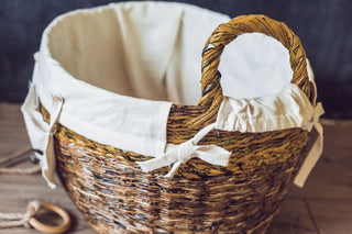 how to clean wicker baskets