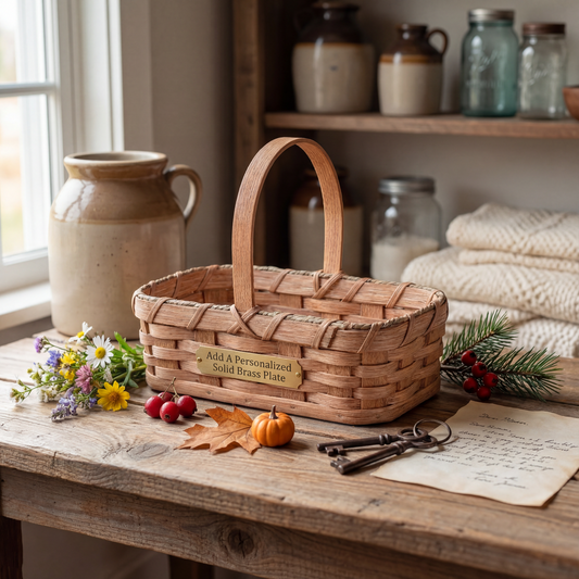The “Blessings Basket” | Amish Handwoven Multi-Use & Gift Basket