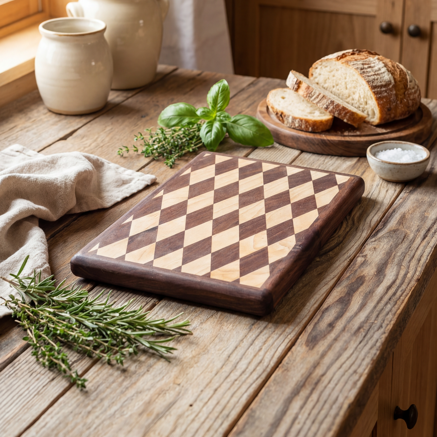 Amish Legacy Diamond Board | Handmade Butcher’s Cutting Board