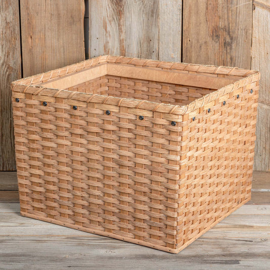 SALE! 22" x 20" x 16" Tall Amish Handmade Rectangle Basket w/Frame