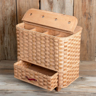 SALE! 20" x 12" x 20" Tall Extra-Large Amish Knitting & Crochet Organizer