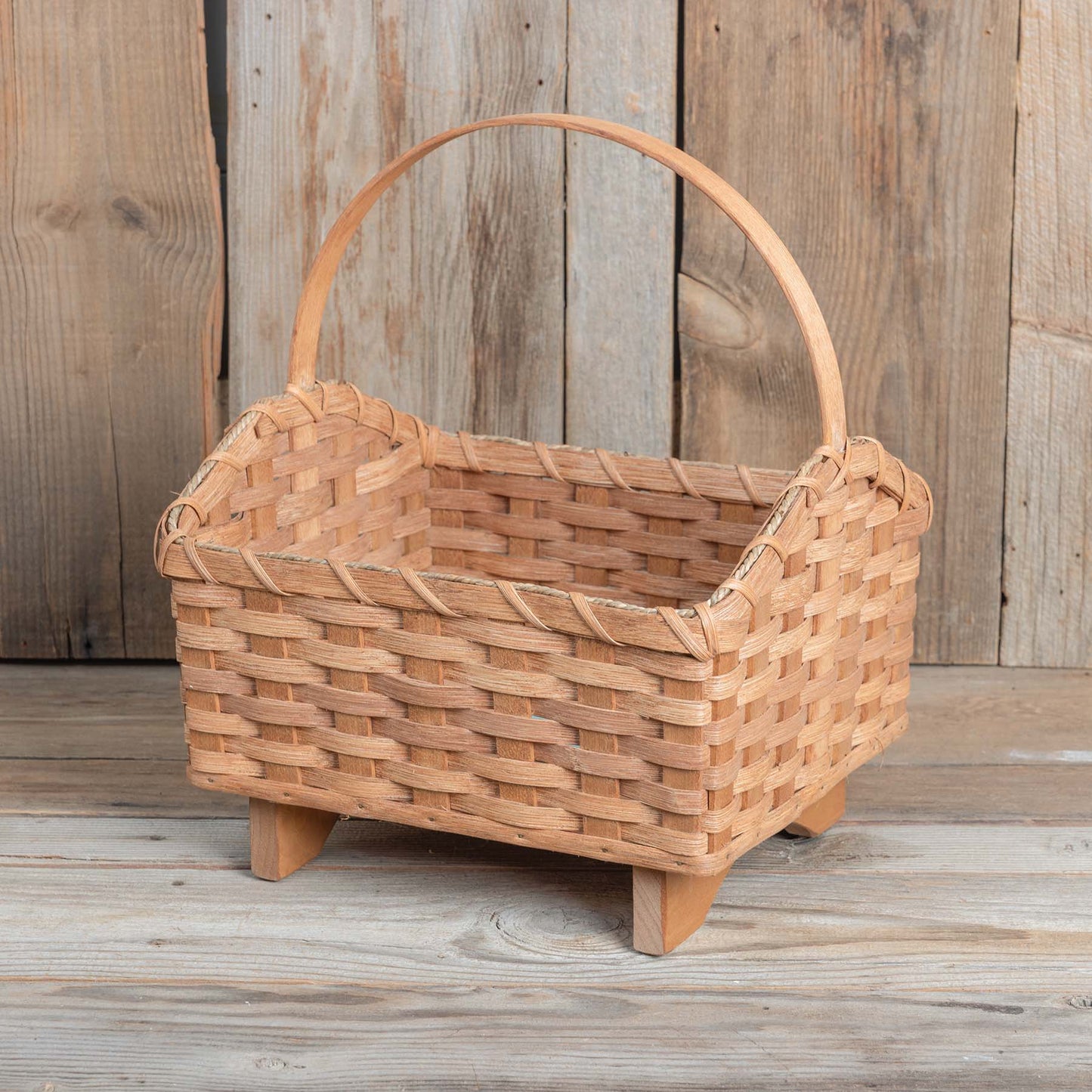 SALE! 14 1/2" x 13 1/2" x 18" Magazine Basket w/Carry Handle and Support Legs