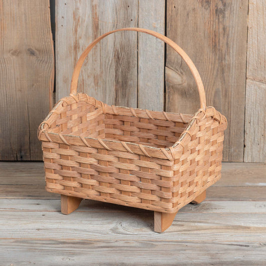 SALE! 14 1/2" x 13 1/2" x 18" Magazine Basket w/Carry Handle and Support Legs