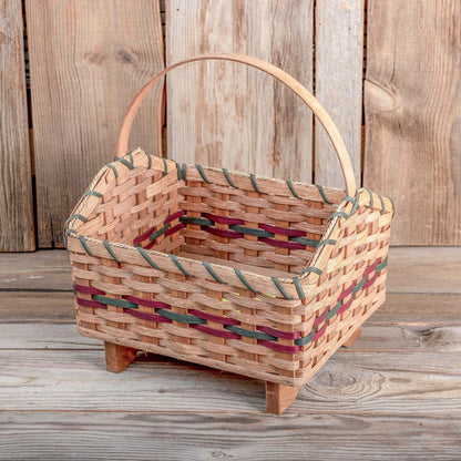 SALE! 14 1/2" x 13 1/2" x 18" Magazine Basket w/Carry Handle and Support Legs