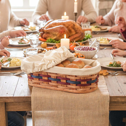 Medium Warmer Basket Set 4-Piece | Microwave-Ready Bundle