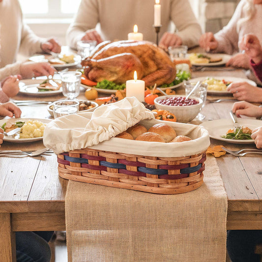 Medium Warmer Basket Set 4-Piece | Microwave-Ready Bundle