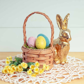 Extra Small Easter Basket | Amish Woven Wicker Basket w/Handle