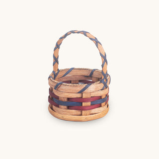 Extra Small Easter Basket | Amish Woven Wicker Basket w/Handle