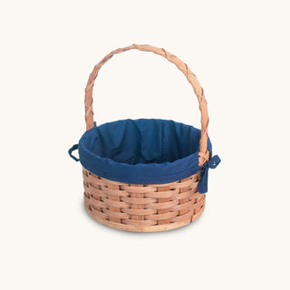 Amish Hand Sewn Liner for Small Round Easter Basket