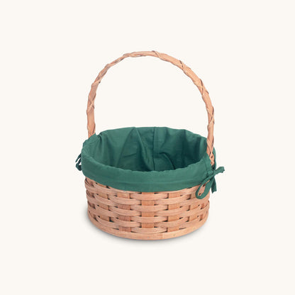 Amish Hand Sewn Liner for Small Round Easter Basket