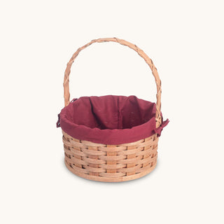 Amish Hand Sewn Liner for Small Round Easter Basket