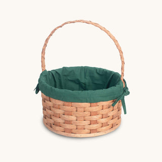 Amish Hand Sewn Liner for Medium Round Easter Basket