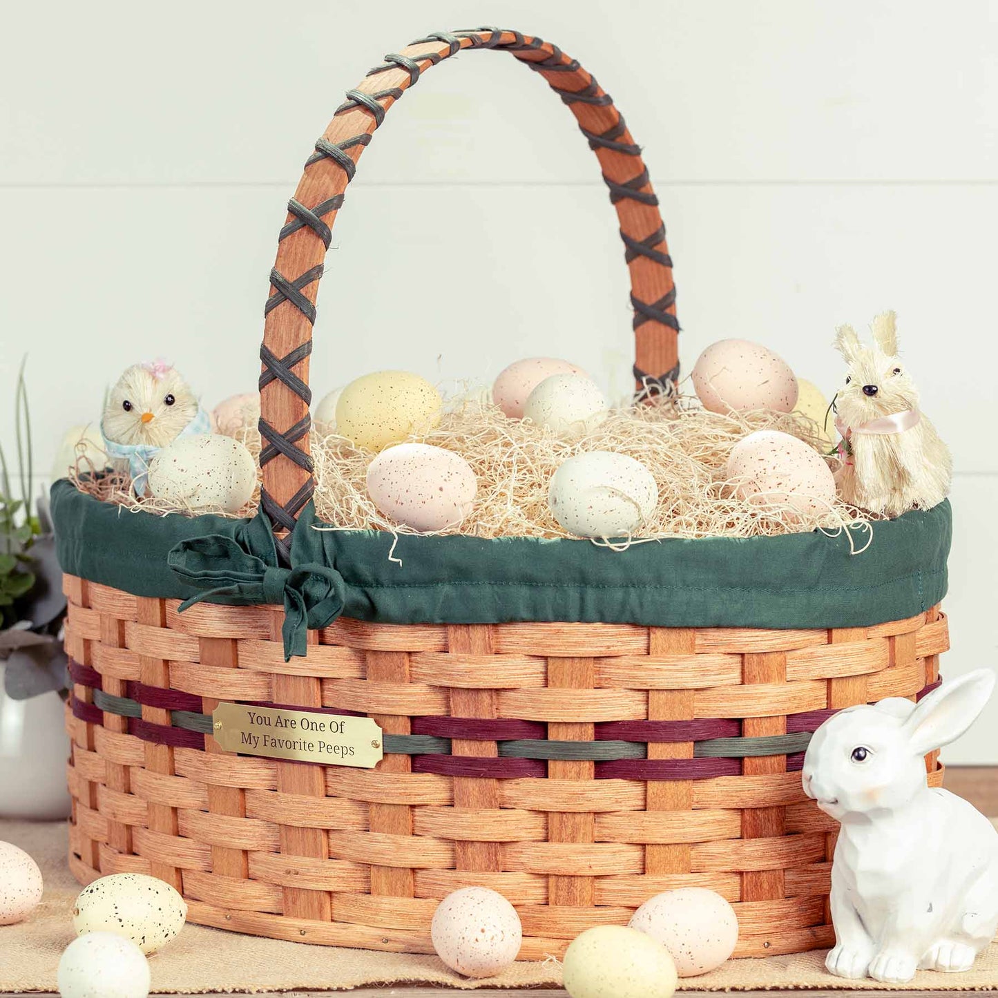 Biggest Easter Basket | Huge Amish Wicker Giant Woven Easter Basket