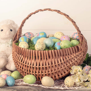 Egg Collecting Baskets  Vintage Amish Wicker Egg Gathering