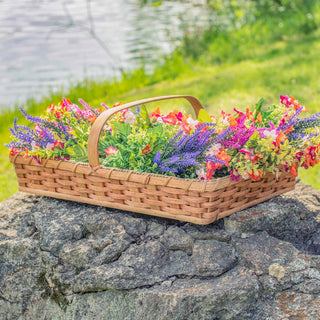 Flower Gathering Basket | Amish Woven Wicker French Style Basket