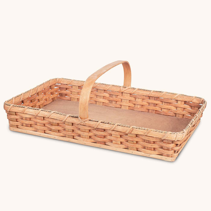 Flower Gathering Basket | Amish Woven Wicker French Style Basket