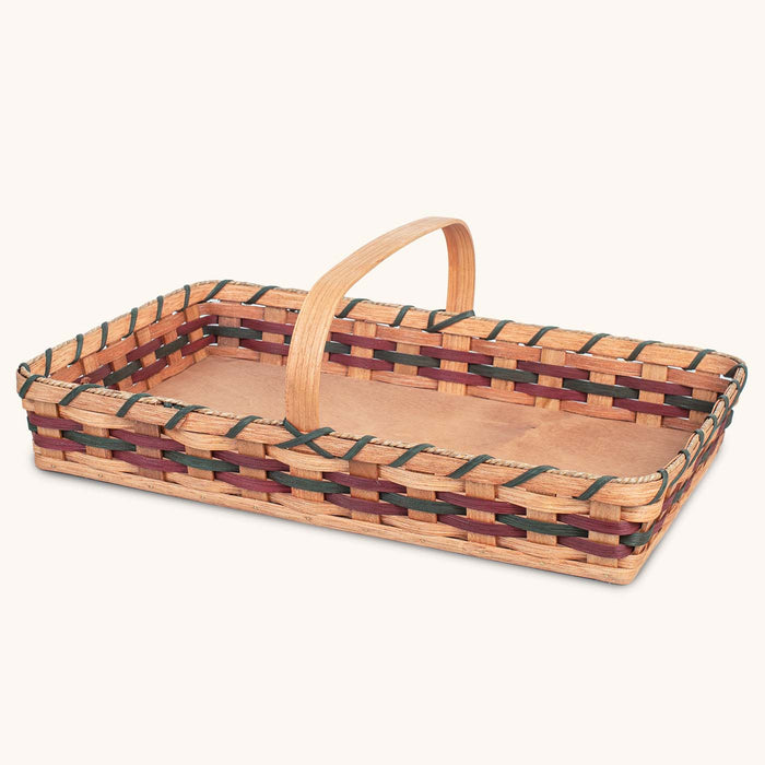 Flower Gathering Basket | Amish Woven Wicker French Style Basket