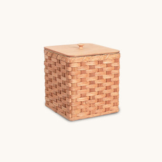 10” x 10” Cube Basket | Amish Woven Wicker Square Storage Basket