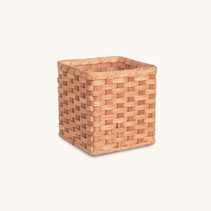10” x 10” Cube Basket | Amish Woven Wicker Square Storage Basket