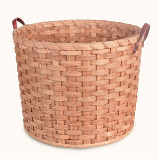 Extra Large Round Basket | Amish Woven Wicker Laundry Basket