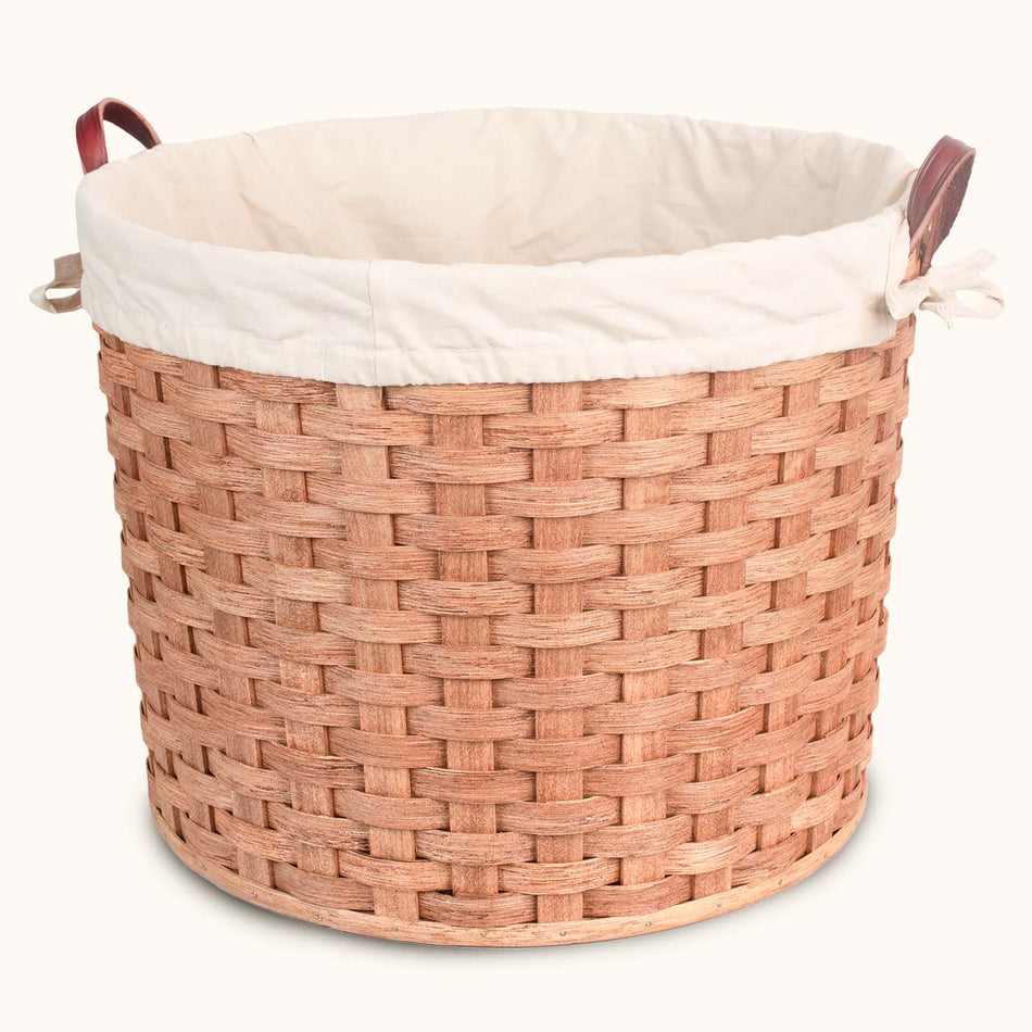 Heavy Duty Large Round Laundry Basket Liner Amish Baskets