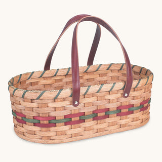 Garden Harvest Caddy | Amish Wicker Farmer’s Produce Basket