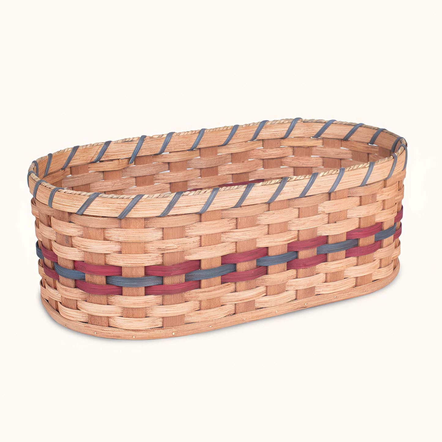 SALE! 18" x 10" x 6 1/4" Tall Amish Handmade Oval Storage Basket