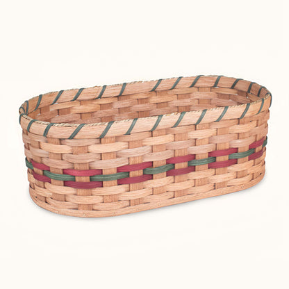 SALE! 18" x 10" x 6 1/4" Tall Amish Handmade Oval Storage Basket