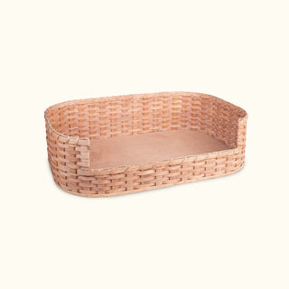 Medium Wicker Dog Bed | Amish Woven Pet Bed Basket