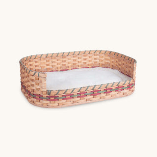 Medium Wicker Dog Bed | Amish Woven Pet Bed Basket