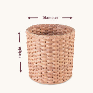 Round Wicker Baskets | Custom Size Woven Circle Baskets