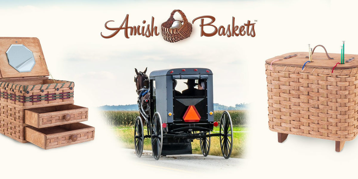 Large Kitchen & Bathroom Basket  Display & Organizing Basket — Amish  Baskets