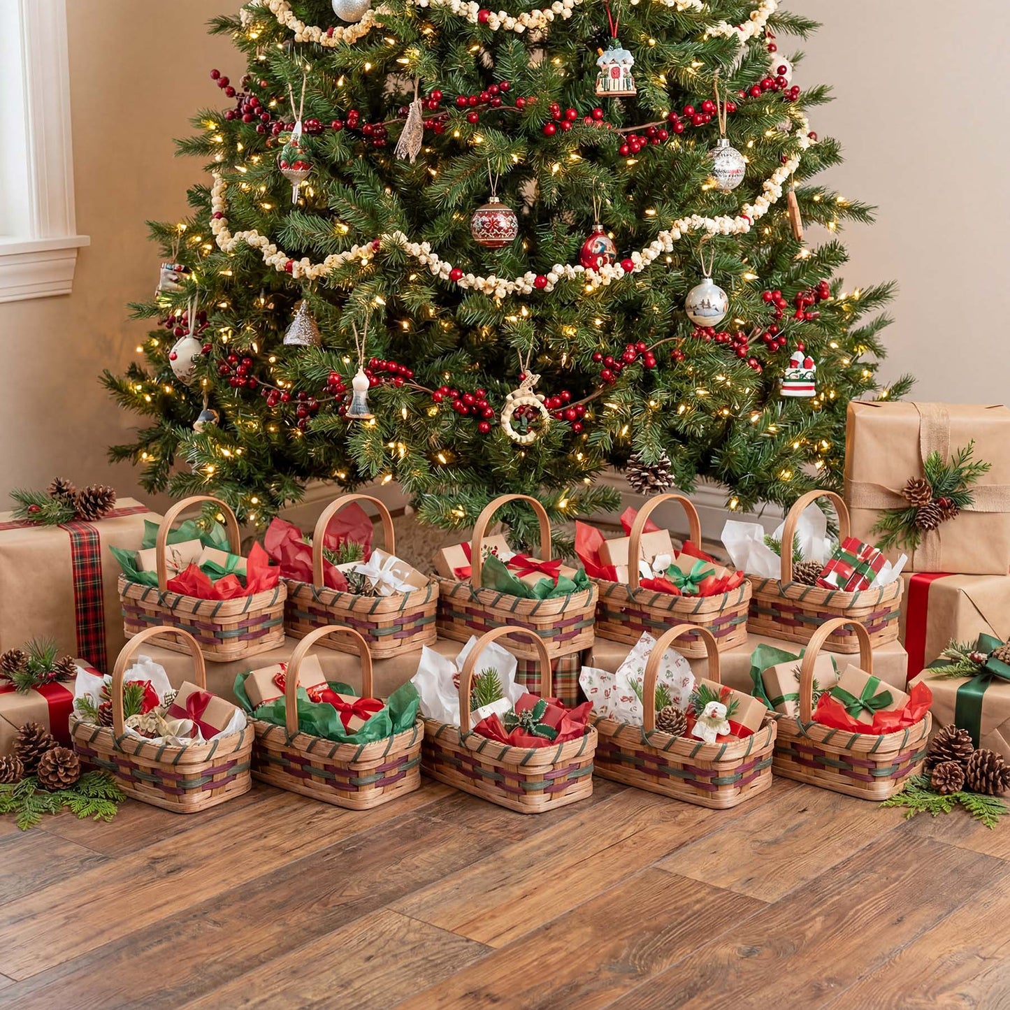 “Blessings Basket” Collection (10 Baskets) | Group Gift 10-Pack