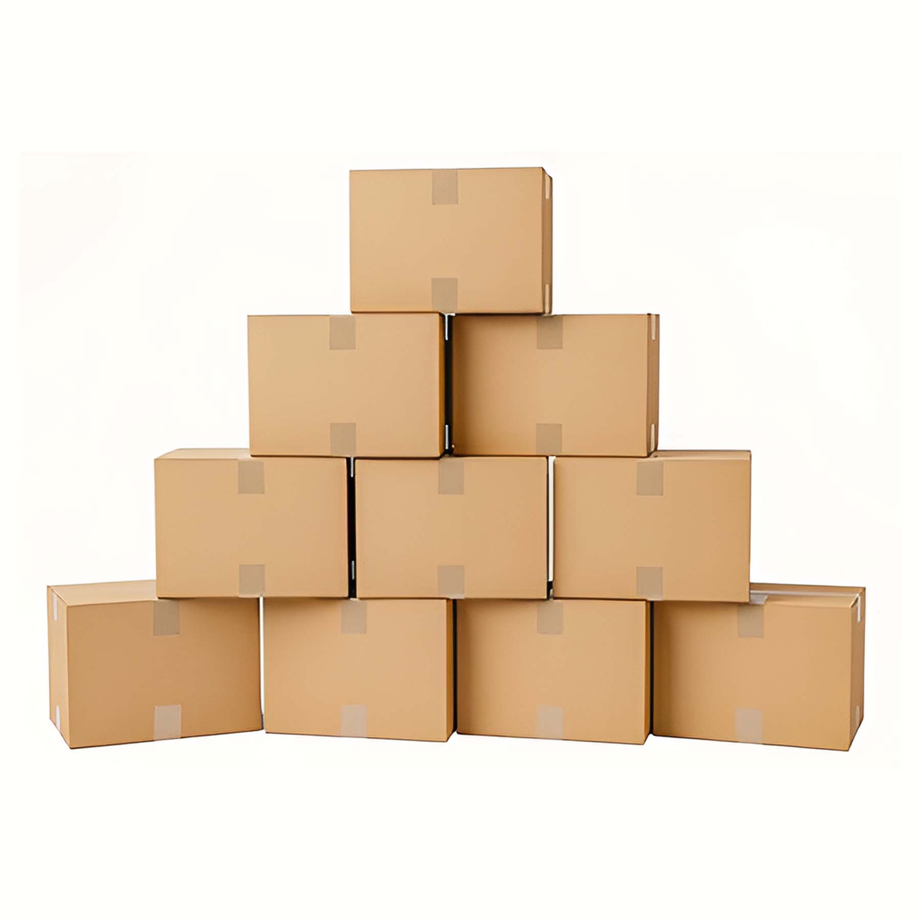 10-Pack Corrugated Boxes