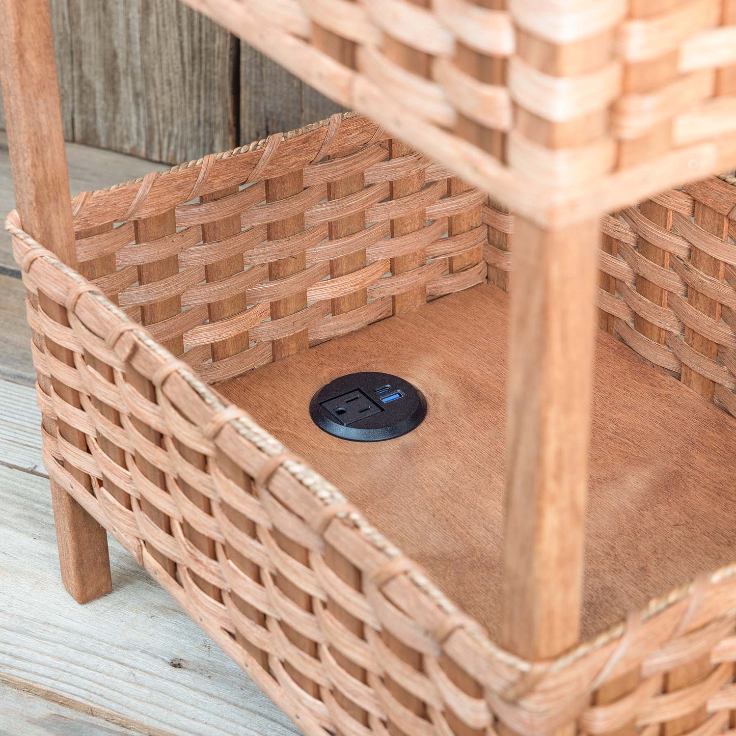 Built-In Charging Station Bottom Shelf