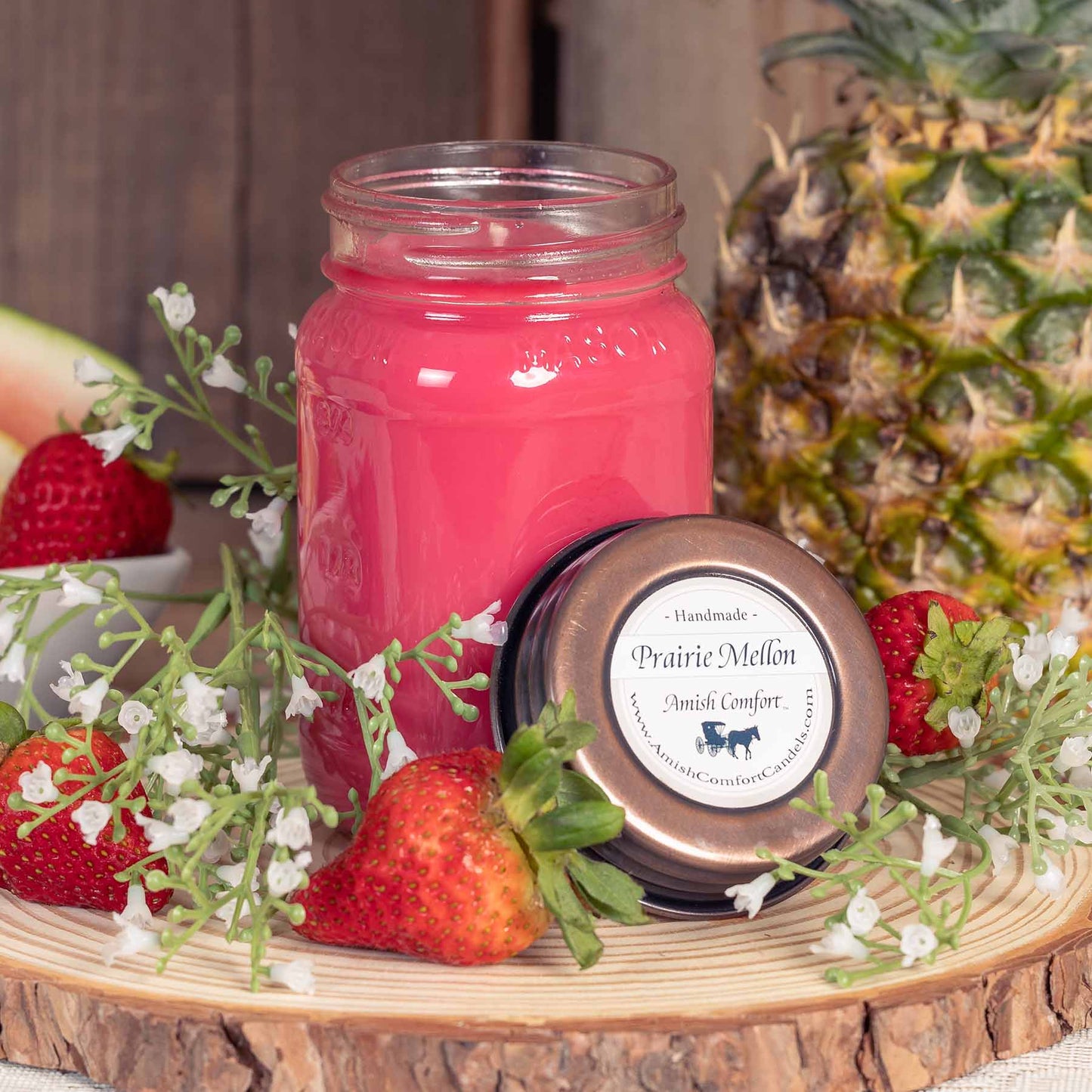 Amish Prairie Melon | 16 oz Natural Soy Farmhouse Candle 1 Candle